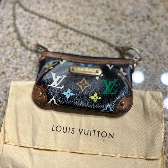 Louis Vuitton Handbags - Louis Vuitton Pochette Mila Monogram Multicolor Black